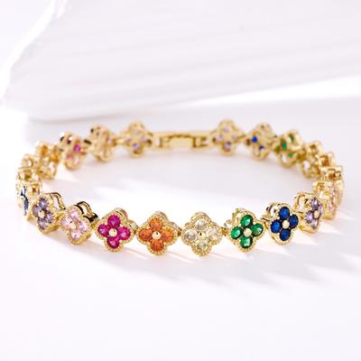 2026 Zircon Bracelet Gemstone Bracelet Fashionable and Versatile Gemstone Bracelet