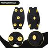 1 Pair of Shoe Spikes, 5 Claws, Anti-Slip , Universal Ice TPE And Metal, for Snowshoeing,