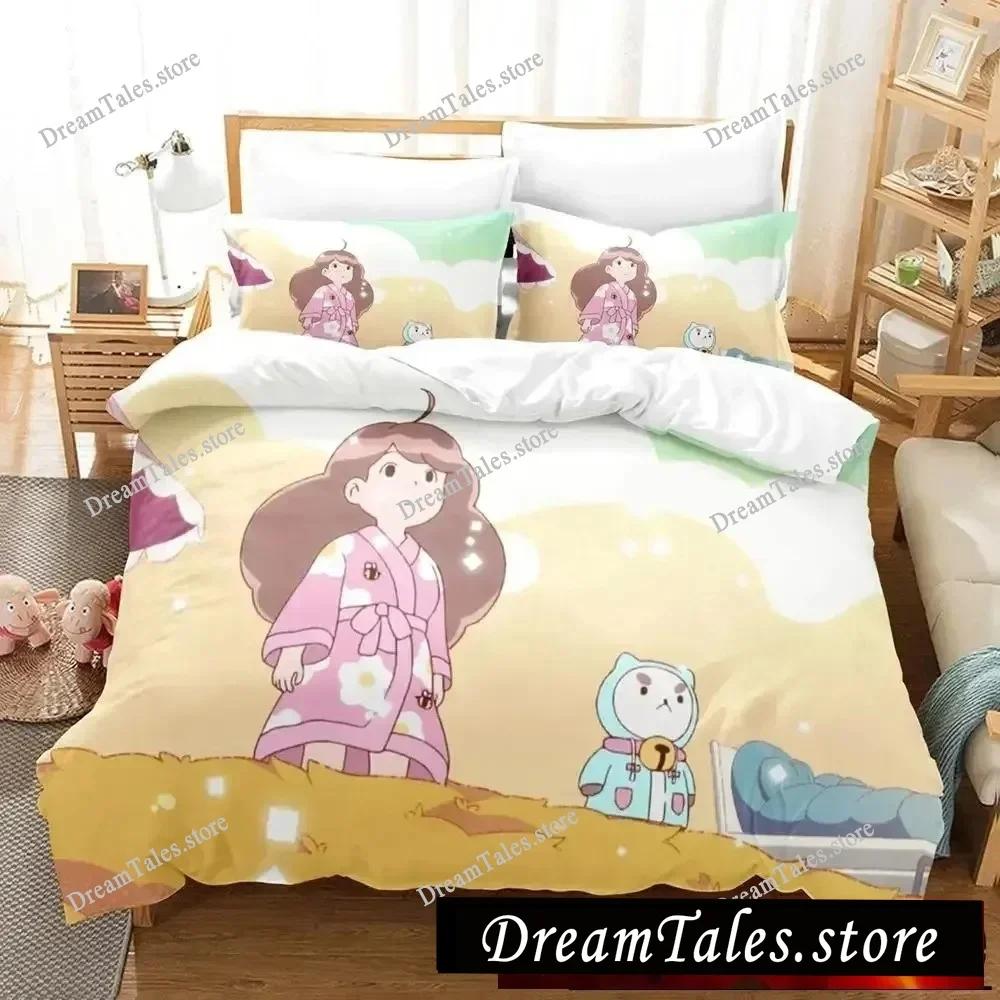 Home Textile Cartoons Bee Puppy Cat Cover Duvet Cover Pillow Case Boy Girl Polyester Bedding Set King Queen Twin Size