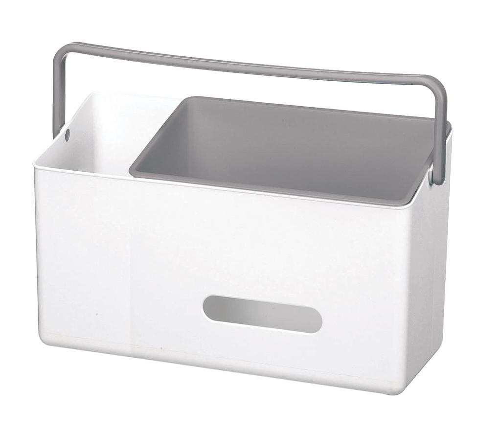 Diaper Storage with Hangs Over Baby Care 39cm Wide x Deep x Made in Japan Like-it Handle, Crib, Storage, 18.2cm 22.2cm High, Gray,