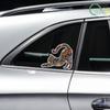 Colorful pattern cat  art stickers, car windows, motorcycle bumper stickers, waterproof reflective stickers