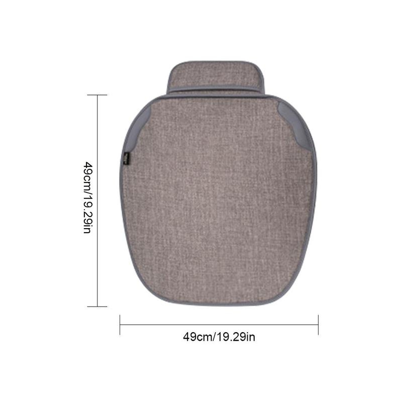 1PCS Car Breathable Flax Seat Cover Four Seasons Universal Front Protector Covers Interior Protect Chair Seat Cushion Auto Tools