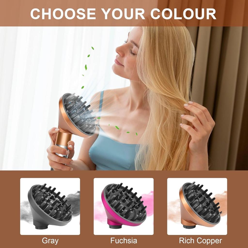 Nice Applicable Diffuser for Dyson Airwrap Styler HS01 HS03 HS05,convertible for Airwrap Styler Into Hair Dryer