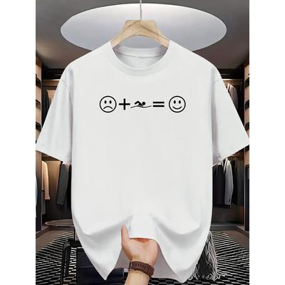 Herren T-Shirt mit kurzen Ärmeln, Essentiell für Fitness und Sport, Rundhals, Entspannte Passform, Oversized, Cool, Lässig und Modisch