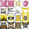 Nordic Cushion Pillow Geometric Linen Pillow Cover Yellow European Nordic Ins Style Cushion Cover