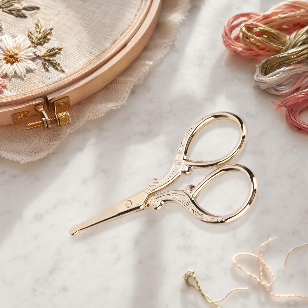 Lightweight Embroidery Scissors Stainless Steel Sewing Scissors Thread Scissors  For Sewing Crafts