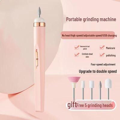 Rechargeable Electric Nail File and Polisher - Portable Home Manicure Grinder