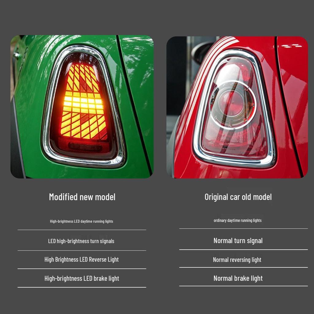 LED Flowing Turn Signal Rear Tail Light Assembly for 07-13 BMW MINI R56/R57/R58/R59.