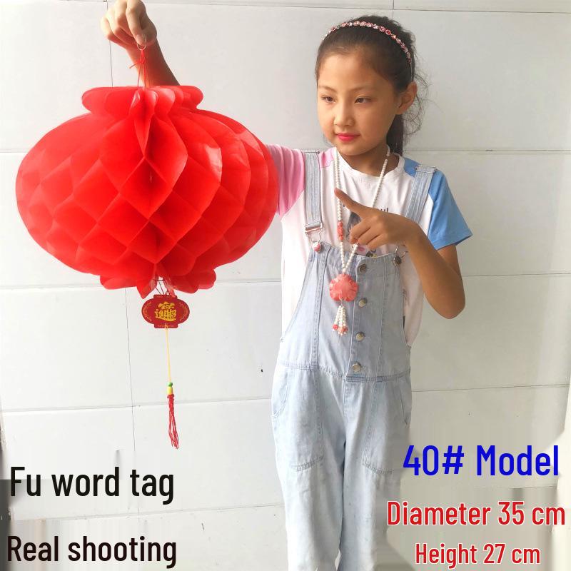 Red Lantern Ornaments for Weddings, New Year, Indoor Decor & Mall Displays