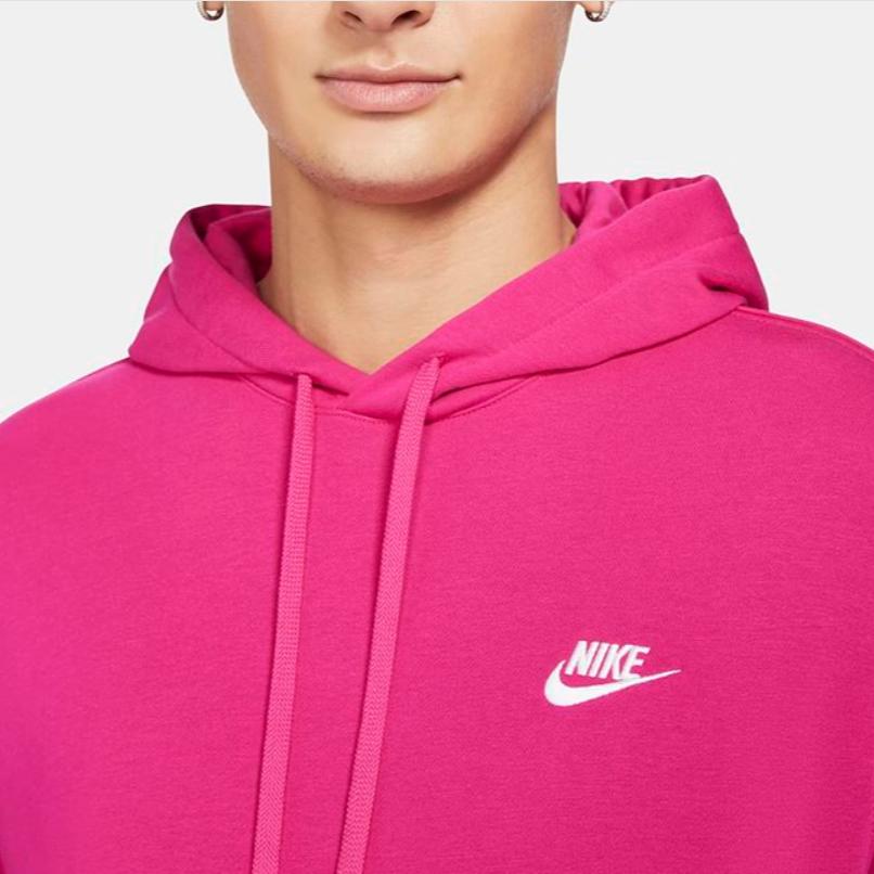 New Nike Sweatshirts Men Raspberry Red CZ7858-615
