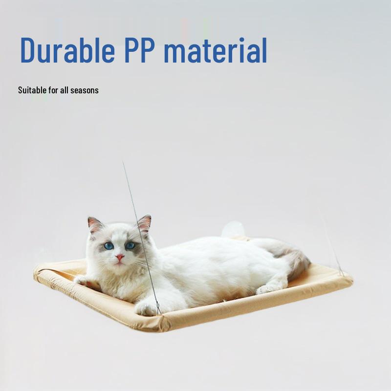 Window Cat Hammock: Suction Cup Sunbathing Nest for Cats
