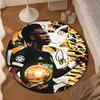 Brazilian Football Star Round Mat Home Decor, Chair Rug For livingroom,Bedroom, Doormat Home Decor Birthday Gift Christmas Gifts