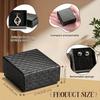 10 st Smyckesorganisatör Box Set – Rutigt Design! Svart/Vit/Röd för Halsband, Ringar, Örhängen, Perfekt för Modeentusiaster