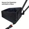 1pc Multifunctional Auto Storage Box Organizers For Backseat Or Trunk Large Capacity