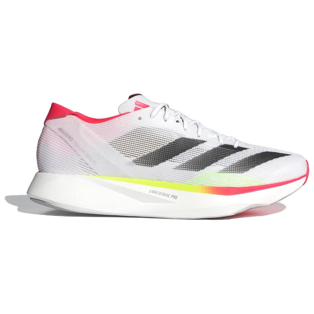 Adidas Adizero Takumi Sen 10 Branco Preto Vermelho Lúdico Tênis Calçado Masculino-Branco Preto IH5712