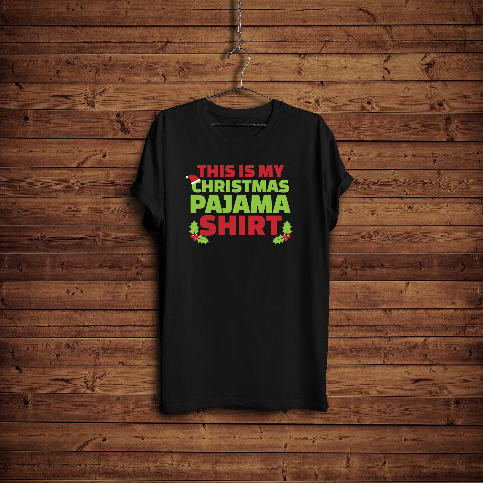 Christmas Pajama Shirt/ This is My Christmas Pajama Shirt/ Christmas PJS/ Cute Funny Christmas Shirt L