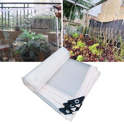 1PC Garten Regendicht Tuch Wasserdichtes Tuch Transparent PE Film Kunststoff Plane Balkon