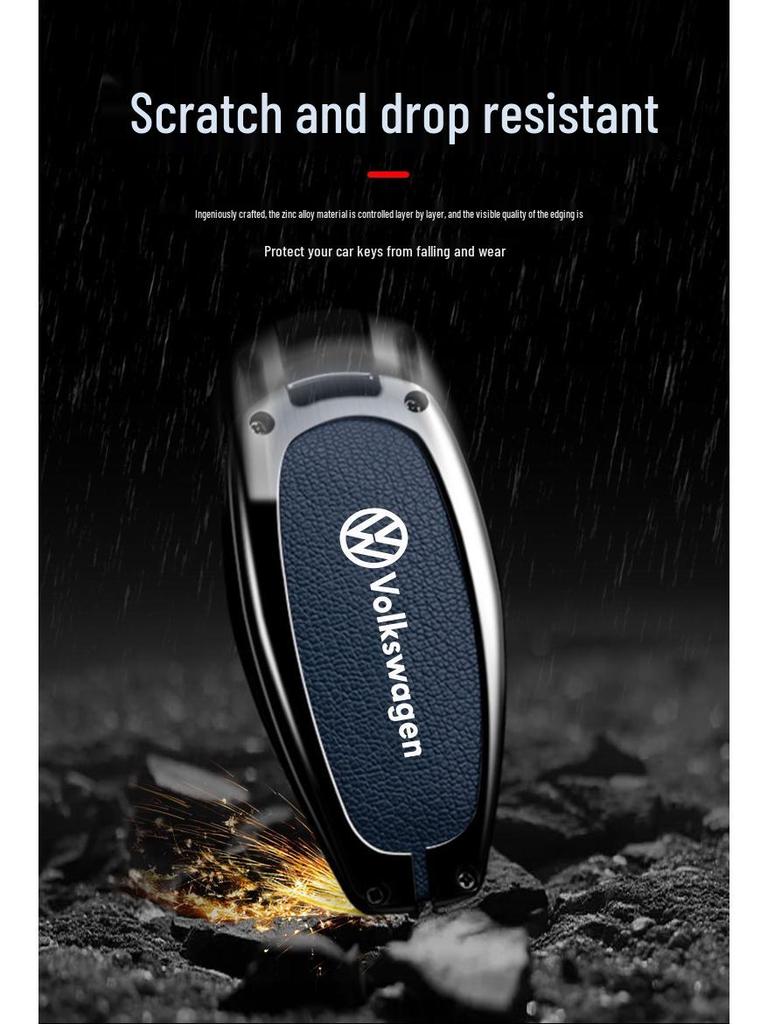 Volkswagen Car Key Case & Keychain for Lavida, Bora, Tiguan, Magotan, POLO, Passat – Cross-Border Compatibility