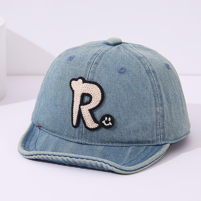 Casquette de Baseball en Jean Style Coréen INS pour Bébé - Chapeau à Visière Souple pour Garçons et Filles, Printemps/Automne