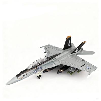 1:Replika w skali 72 F18 F-18 VF103 Grumman Tomcat Super Hornet F/A-18F Samolot Marynarki Wojennej USA z Flagą Piratów Model Wojskowy Zabawka