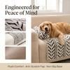 Cat and Dog Sofa Bed, Plush Pet Sofa Bed with Cushion, Indoor Cat and Puppy Non-Slip Furniture Protector