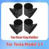 For Tesla Model 3 Y -2024 Model 3 Highland Car Door Cup Holder Special Door Cup Storage Box Rack Car Interior Accessories