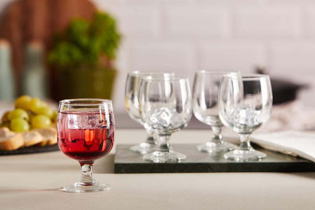 Sklenice na víno ALC International Amelia 190 ml, tvrzené sklo na sodu, Francie RWI12 E3559(75189) (12 kusů)