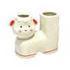 Ceramic Sheep Shaped Toothbrush Holder Creative Electric Toothbrush Stand  Home Sink