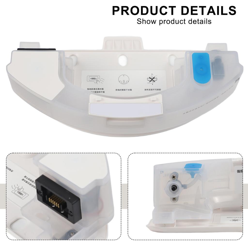 For ECOVACS Robot Mop Water Tank Replacement Water Tank Large Capacity Water Tank Appliance Easy Refilling Tank
