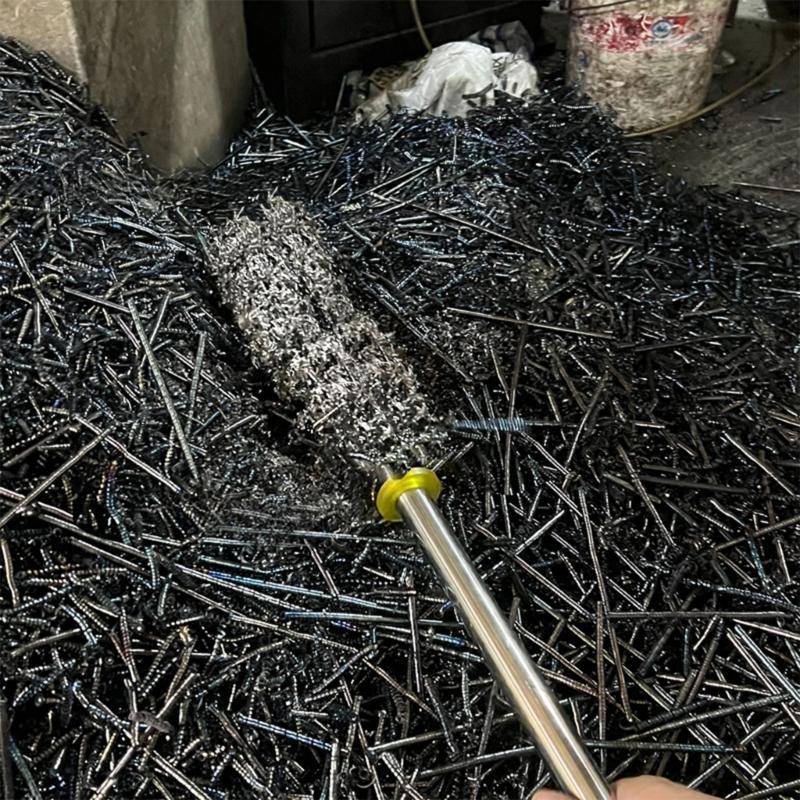 Iron Absorber Magnetic Metal Chip Collector Magnetic Pick Up Tool Magnets Sweeper Telescoping Iron Shavings Removal Rod
