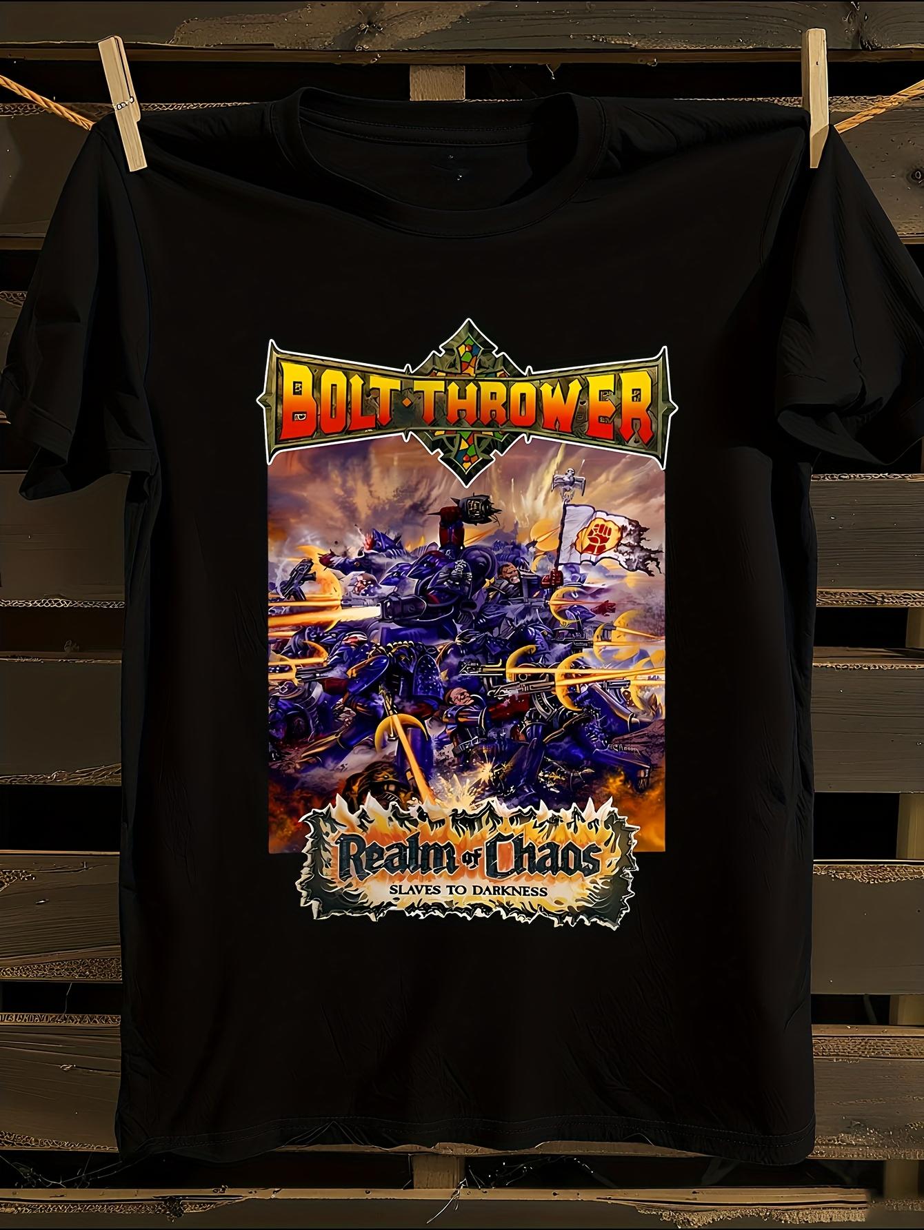 40k Bolt Throwers and Realm of Chaos Graphic T-shirt S