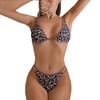 2025 European & American Leopard Print Sexy Women's Bikini Swimwear