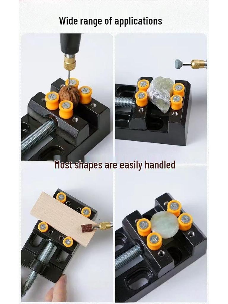 57mm Jaw Multipurpose Aluminum Bench Vise Pliers for DIY Crafting