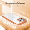 iPhone 14/15 Transparent Airbag Anti-Drop Case with Back Panel