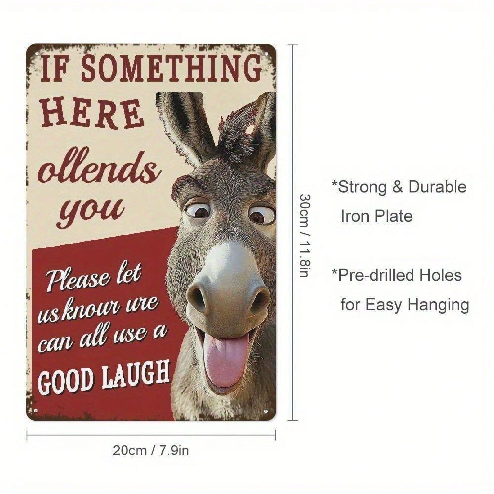 Metal Wall Art Giraffe with Piña Colada Sign for Bar Man Cave Gift