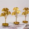 Leaf Shape Iron Jewelry Display Rack Stand New Style Earrings Necklace Bracelet Organizer Storage Holders Desktop Decor