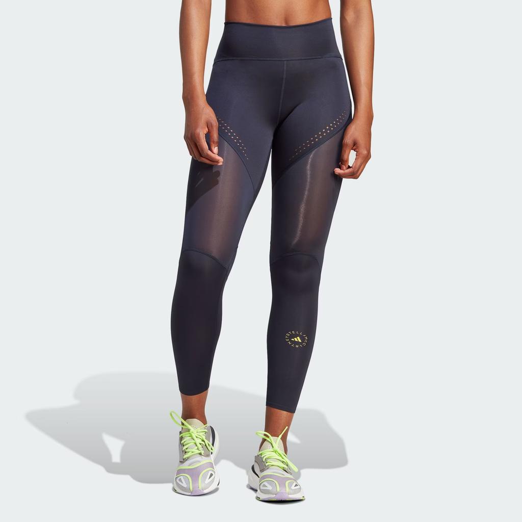 (WMNS) Adidas X Stella Mccartney Logo-print High-waisted Leggings 'Farfetch' Women's IB6799