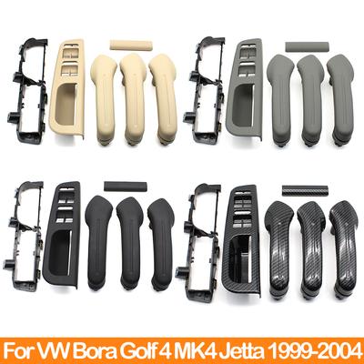 9PCS LHD Black Beige Gray Front Rear Left Right Door Handle Set Replacement For Volkswagon VW Bora Golf 4 MK4 Jetta 1999-2004