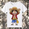 ONE PIECE T-shirt Luffy Sauron Printed Clothes Anime Peripheral Short Sleeve T-Shirt Loose Tide Comfortable Y2K