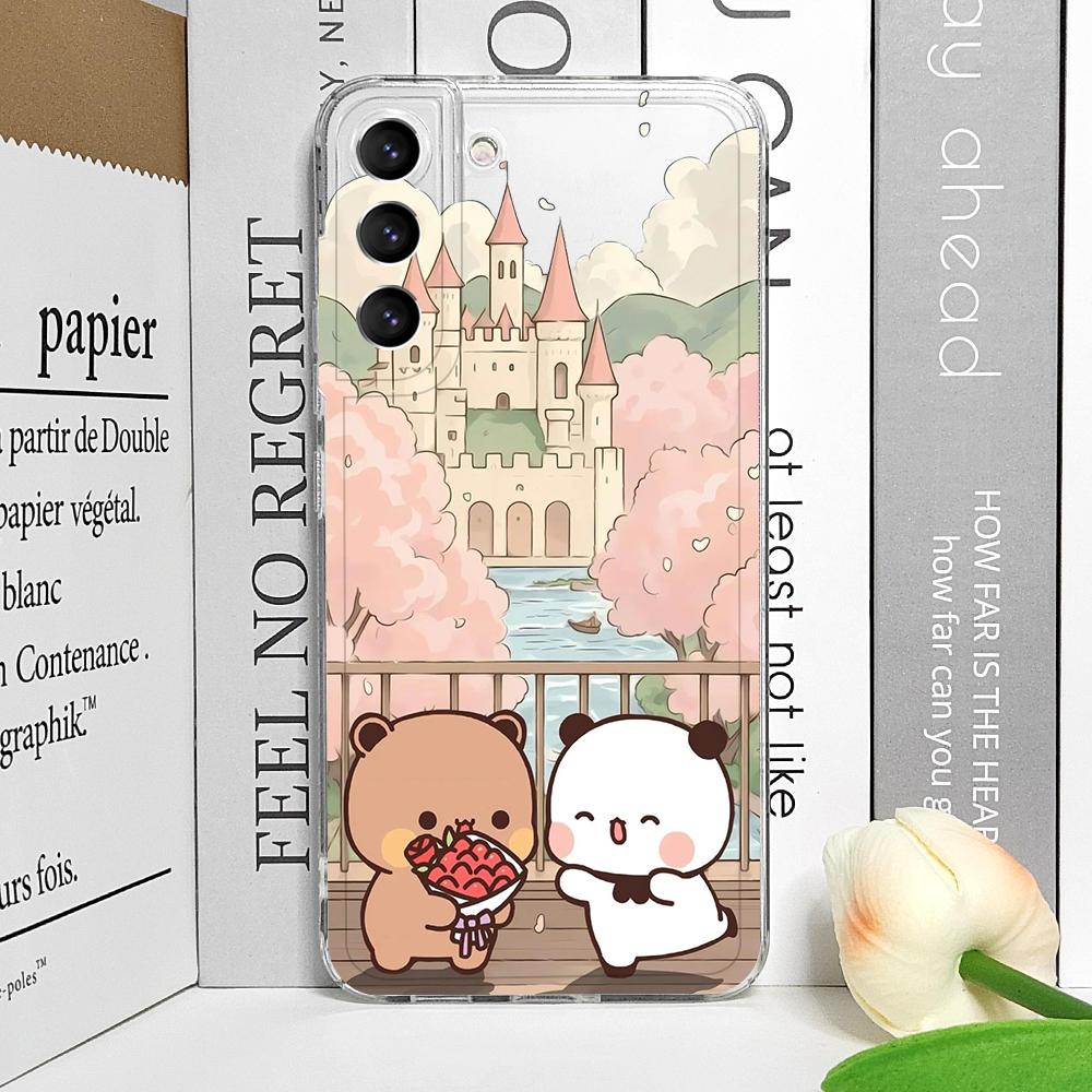 Creative Cute BUBU DUDU Couple Clear Phone Case for Xiaomi Redmi Note 14 Pro Plus 13 12 11 10 PRO 14C 13C 12 9T 4G 5G Soft Cover