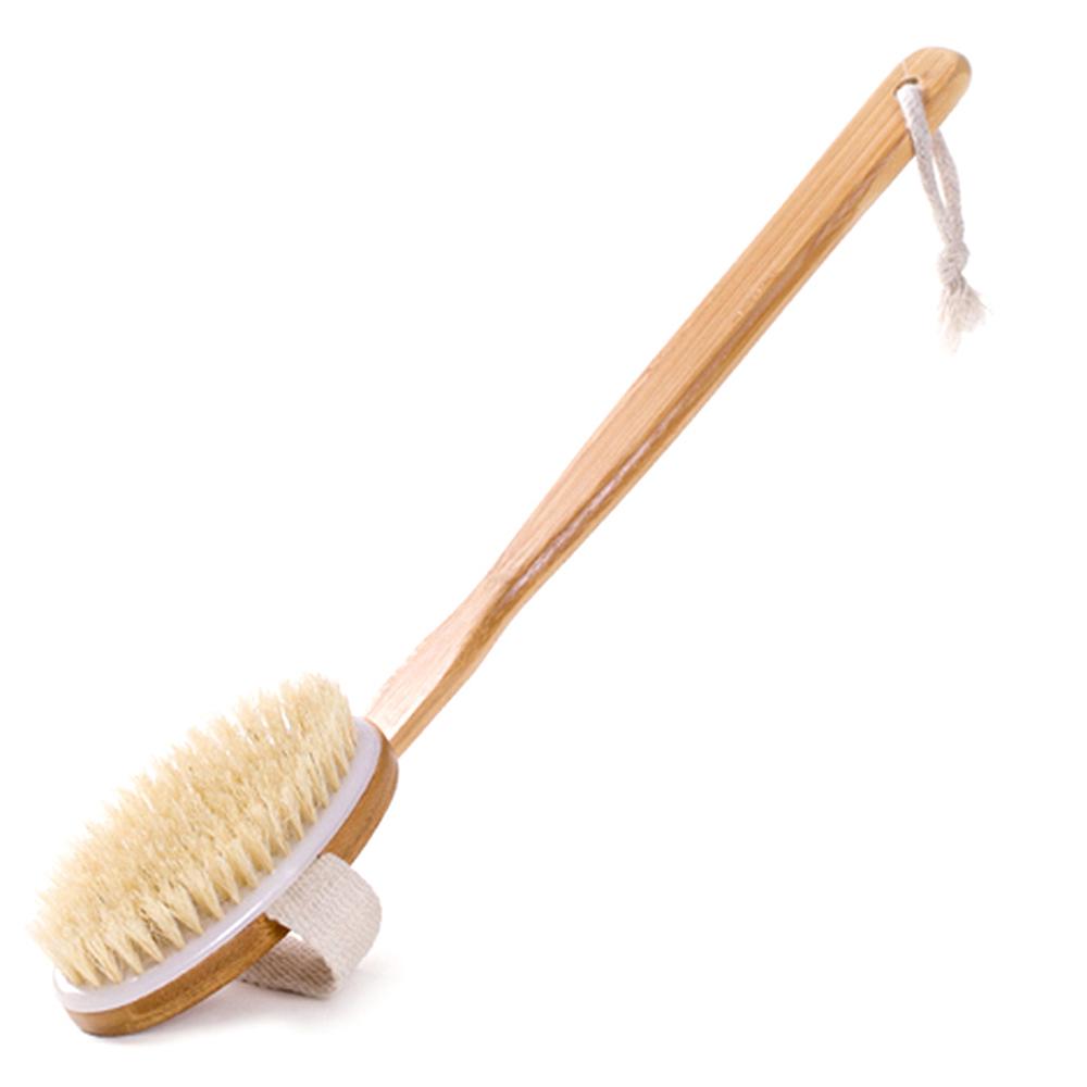 

Dry Skin Body Massage Brush Natural Bristle Dead Skin Remover Exfoliating Soft SPA Woman Man Skin Cleaning Brush Brush