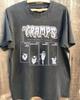 Sommer Damen Vintage The Cramps T-Shirt Baumwolle und Atmungsaktiv Kurzarm Streetwear Übergroß Locker Lässig
