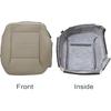 GXARTS Driver Side Bottom Replacement Leather Seat Cover Tan Compatible with Mercedes-Benz ML320 ML350 ML450 ML500 ML550 2009 2010 2011 2012 2013