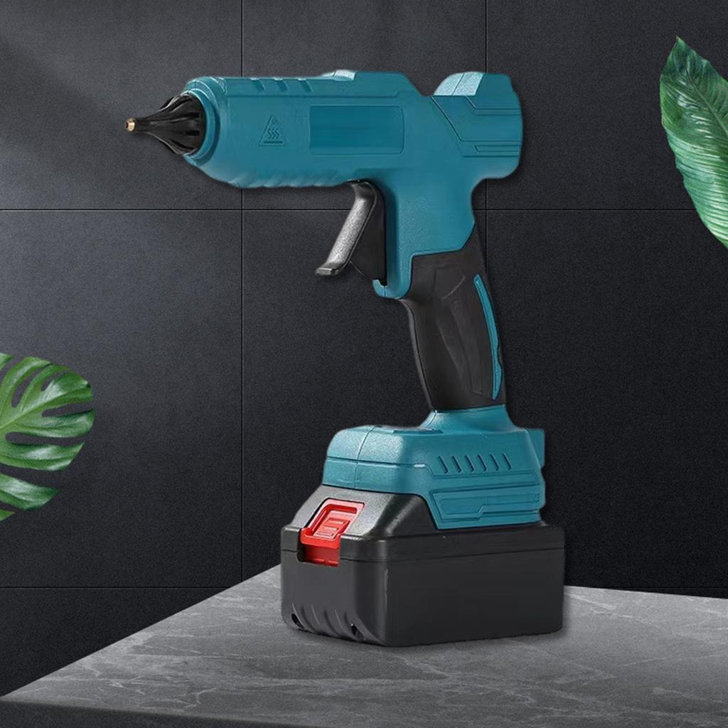 Kabellose 20V Heißklebepistolen Geeignet für 18V/20V Li-Ionen-Akkus Schnelles Vorheizen Herstellung Heimwerkerarbeiten Reparaturen