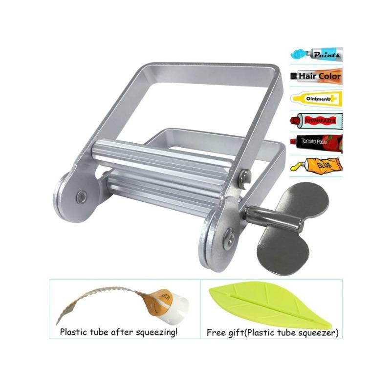 Premium Kraftig Tannkrem Malingstube Klemmer i Rustfritt Stål, Flerbruks Kosmetikk & Medisin Rulleverktøy for H