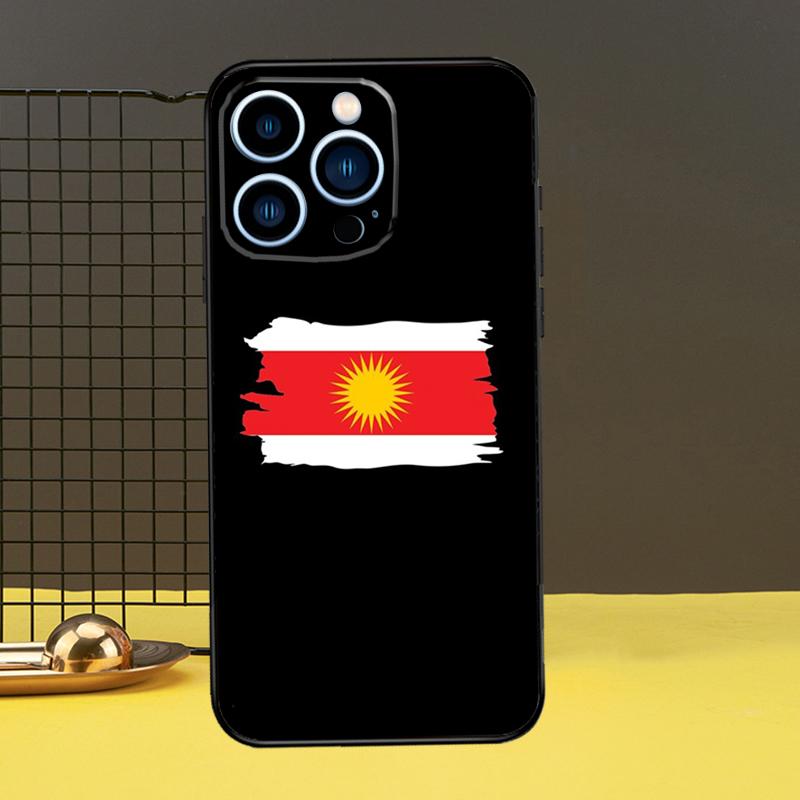 Yazidis Flag Phone Case For iPhone 13 12 14 11 15 Pro Max Plus Mini 7 8 SE 2020 2022 X XR XS Max Cover