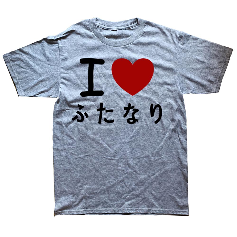 Funny I Love Femboy Japanese Graphic T Shirt Men Women Pure Cotton Humor Streetwear Tee Shirt Short Sleeve Unisex Loose Clothing
