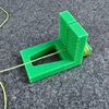 Desktop Wire Guide Piece, Plastic Cable Clip with Rear Cord Post and Side Grip Form for Table Cord Placement Daily
