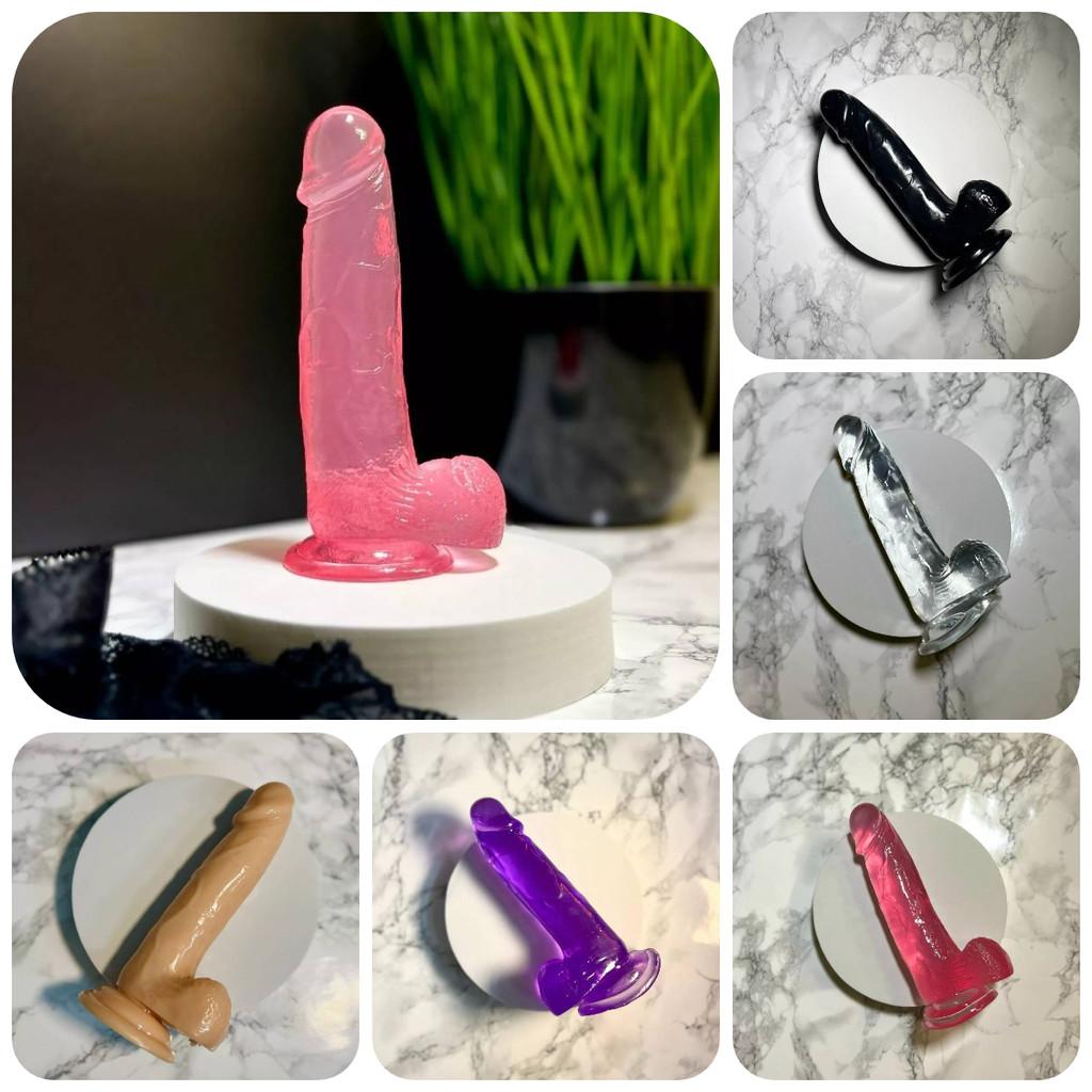 Premium Tpe Crystal Clear Dildo For Women Available In Multiple Sizes And Vibrant Colors For Satisfaction