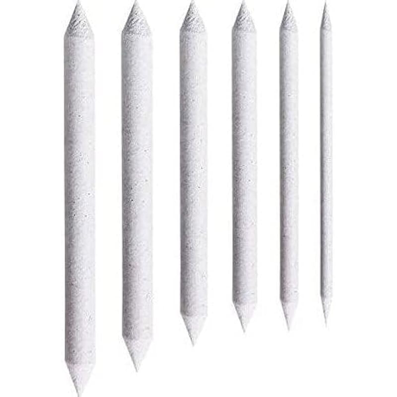 Eclet 6 Pcs Blending Stumps And Tortillions Paper Art Blenders For Student Artist Charcoal Sketch Drawing Tools(B)